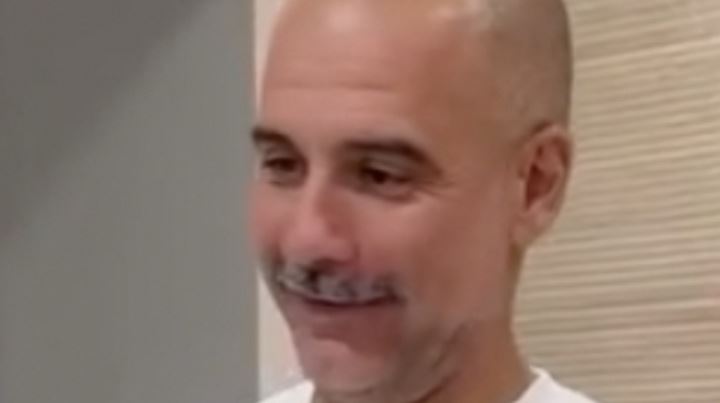 瓜迪奥拉留起了小胡子🥸