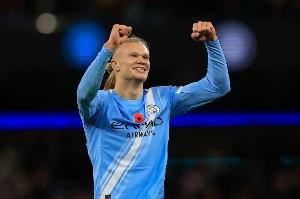 哈兰德英超107场打进98球，若今晚对阵利物浦双响将打破希勒纪录